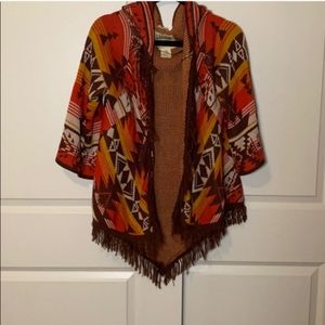 { BILLABONG } Get Cozy Aztec sweater/cardigan